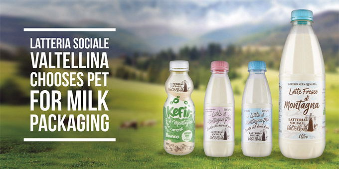 Latteria Sociale Valtellina chooses PET for milk packaging