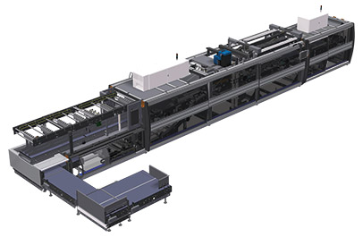 Embaladoras combinadas with in-line infeed