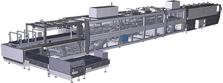 Embaladoras combinadas with in-line infeed